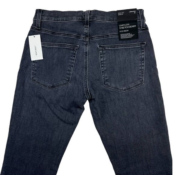 New J Brand Jeans Women Grey Charcoal Slim Skinny Fit Stretch Mick US 28 - Picture 5 of 11